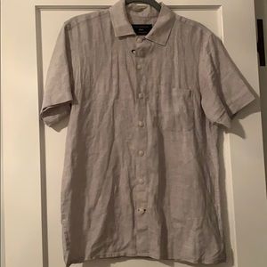 Paul Costelloe Linen Button Down t-shirt